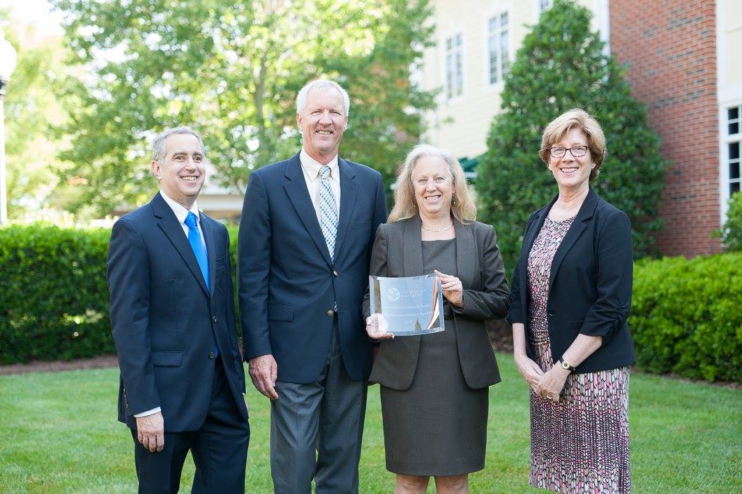 Prevention Partners Board Chair, Gregg Stave, HERO President & CEO, Paul Terry, HERO Director of Marketing and Operations, Pat Rohner, and Prevention Partners President & CEO, Meg Molloy.