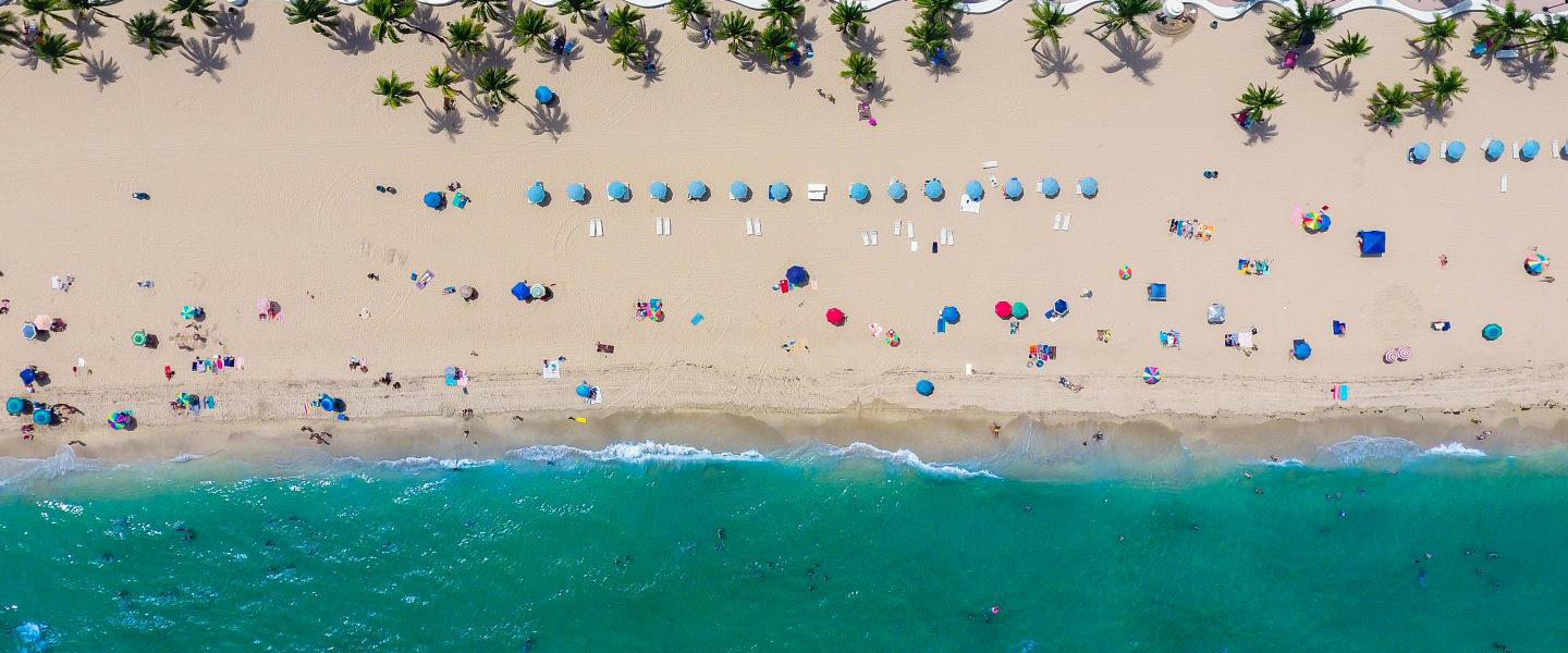 Sonesta Florida beach aerial view